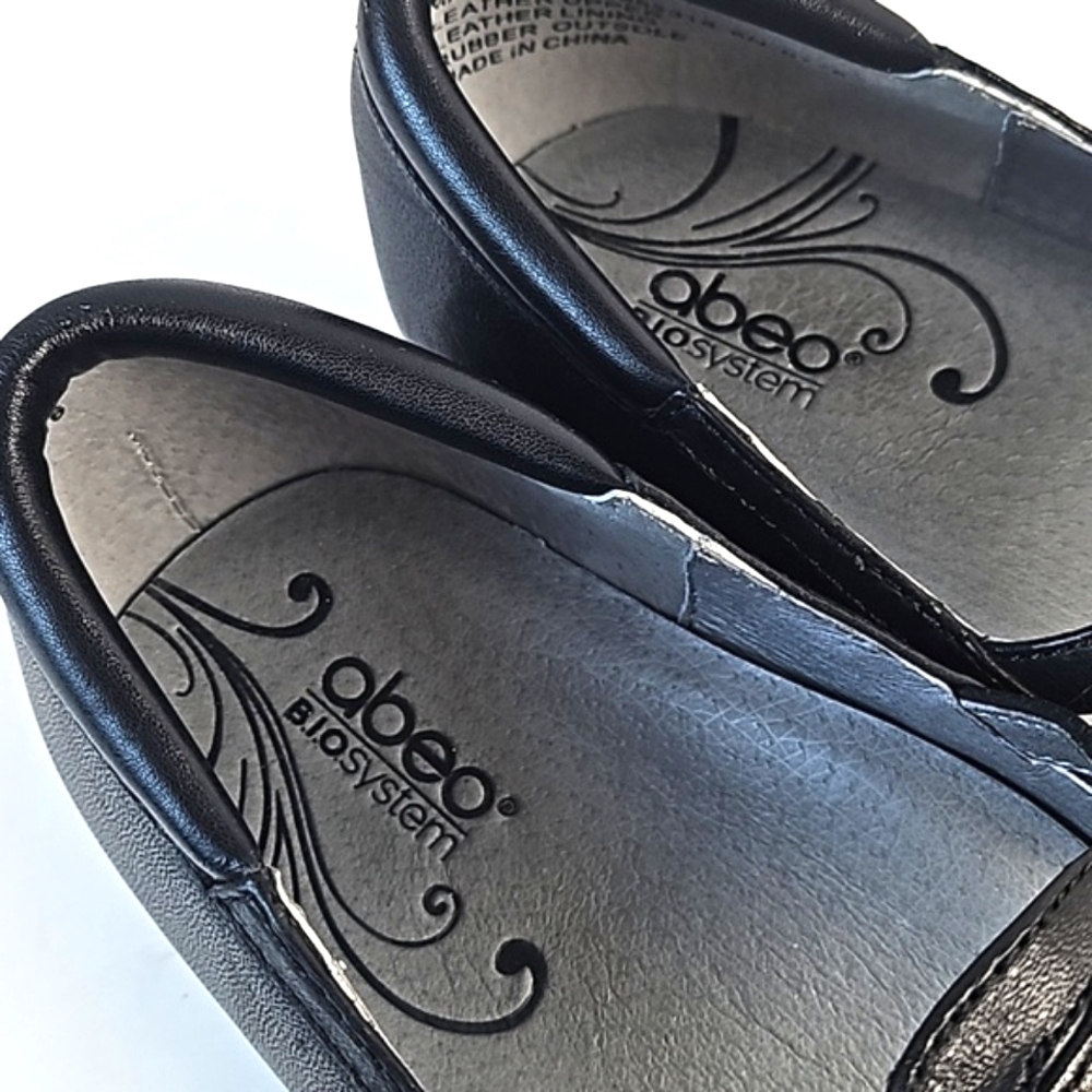 Abeo B.I.O.System Marisol Black Leather  Block Heel Comfort Mary Jane Pu… - Picture 14 of 16